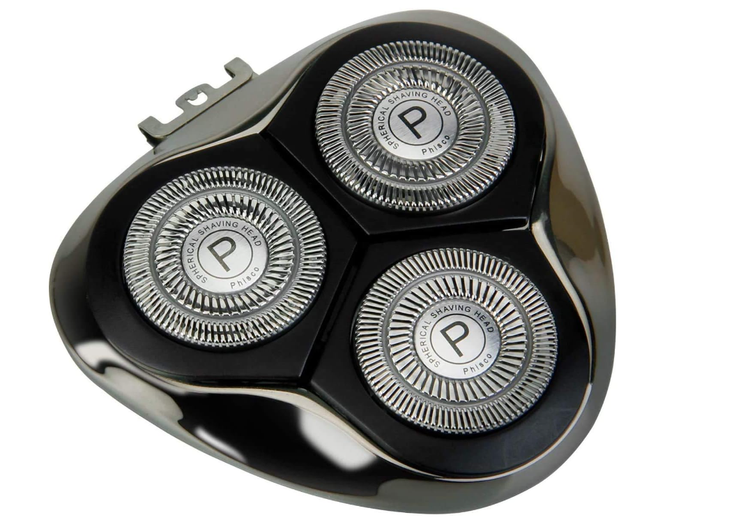 Phisco Men's Electric Shaver Replacement Heads Razor Rotary Blade Repl