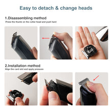 Waterproof USB Rechargeable Electric Hair Trimmer for Men All in 1 Kit
